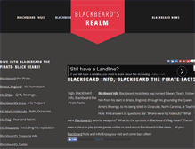 Tablet Screenshot of blackbeardsrealm.com